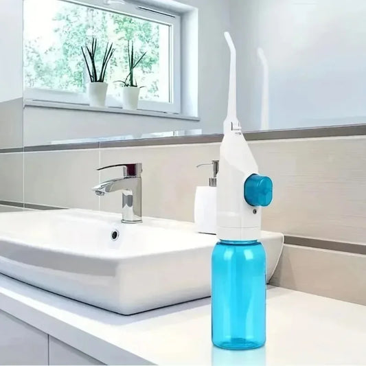 1PC High-Pressure Portable Manual Water Flosser- Oral Irrigator
